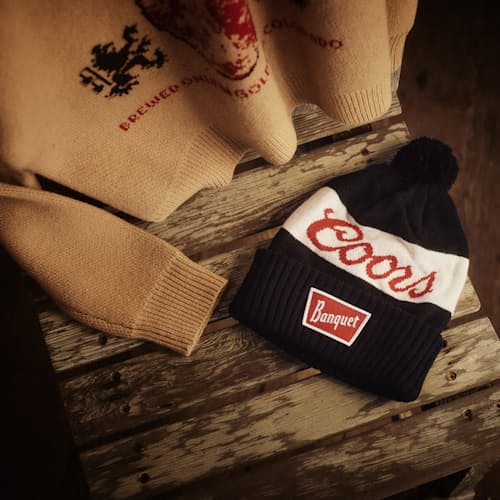 lifestyle image of Banquet Pom Beanie