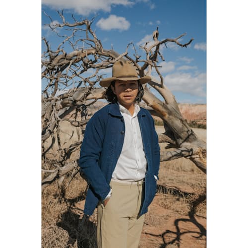 lifestyle image of Rustic Plainweave Hunting Jacket