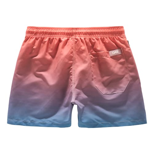 laydown image of Blue Grade Swim Shorts - 4"