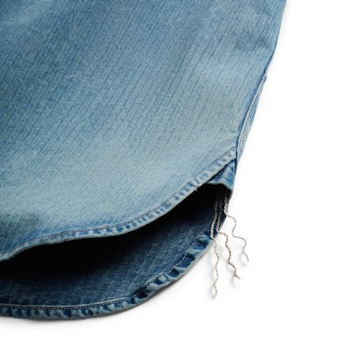 laydown detail image of Dockman Denim Workshirt
