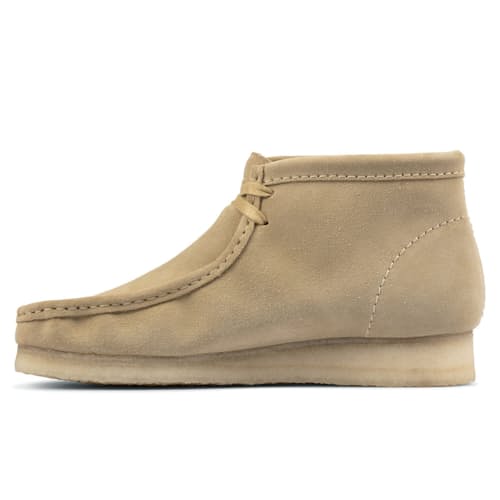 laydown image of Wallabee Moc Toe Chukka Boot