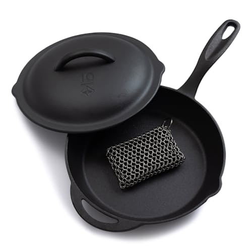 laydown image of Stainless Steel Cleaning Mesh Scrubber