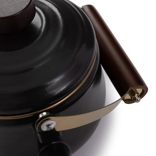 lifestyle image of Enamel Teapot
