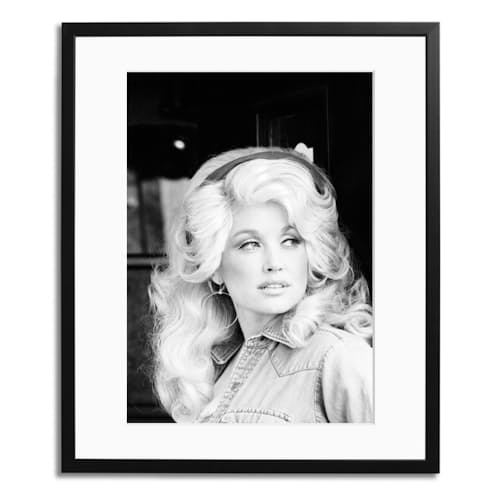 laydown image of Dolly Parton Framed Print