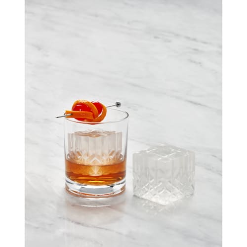 laydown image of Crystal Cocktail Ice Tray