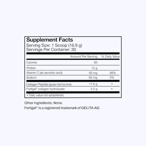 laydown image of Collagen Peptides