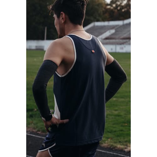 lifestyle image of Brighton Arm Warmers