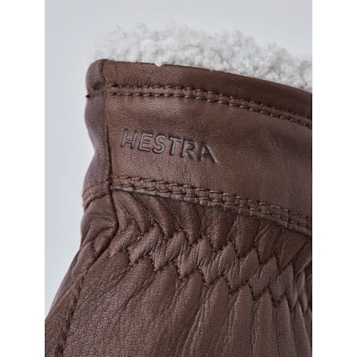 laydown image of Women's Deerskin Primaloft Glove