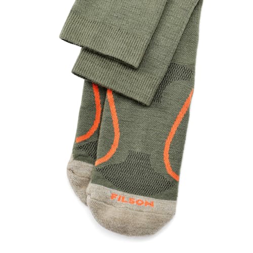 laydown image of Country Outdoorsman Merino Wool Blend Sock