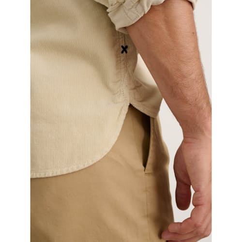 lifestyle image of Fine Wale Corduroy Popover Shirt