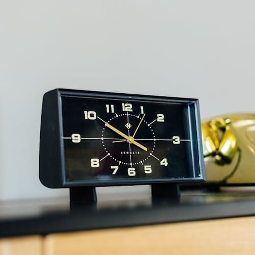 laydown image of Wideboy Alarm Clock