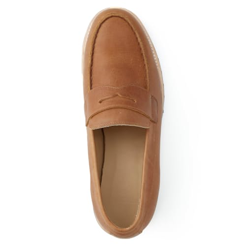 laydown image of Ashby Loafer w/ Lug Sole