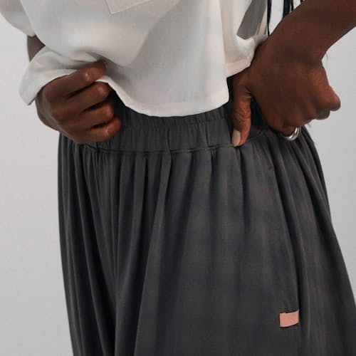laydown image of Women's Organic Pima Wide Leg Pant