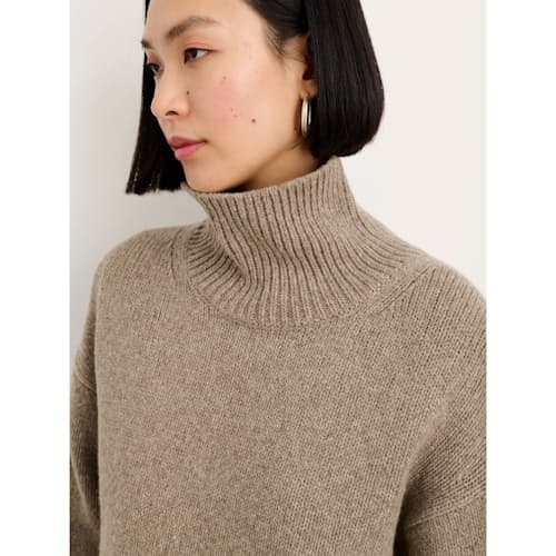 laydown image of Women's Betty Turtleneck Sweater