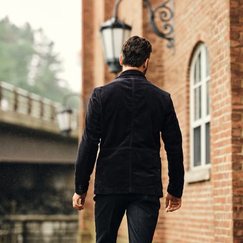 lifestyle image of Corduroy Trap Blazer