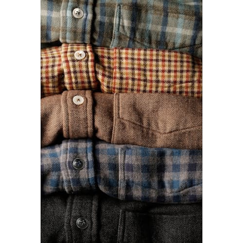 lifestyle image of Chamois Lined Flannel Shirt