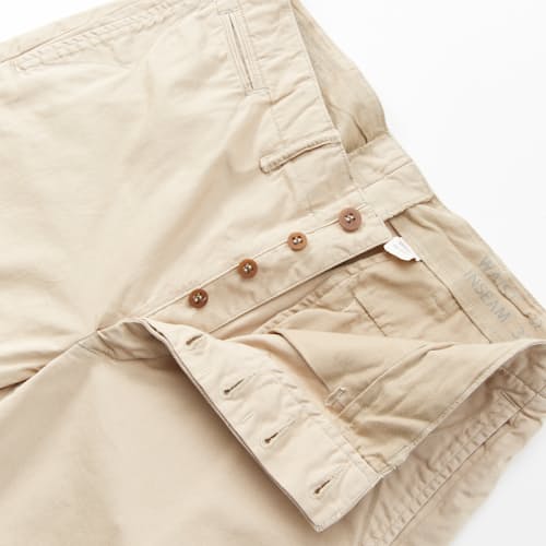 laydown detail image of Cotton Twill Officer's Chino