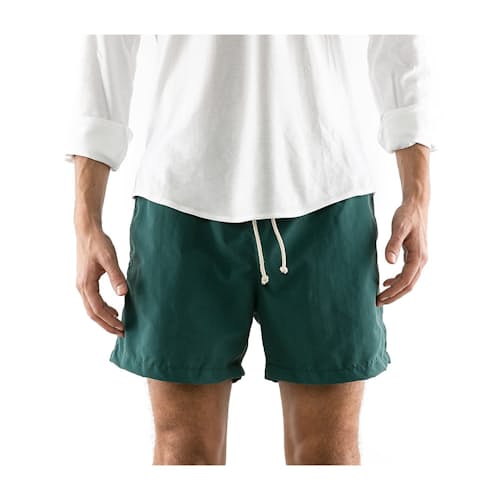 on model image of Italian Classic Swim Shorts - 5"