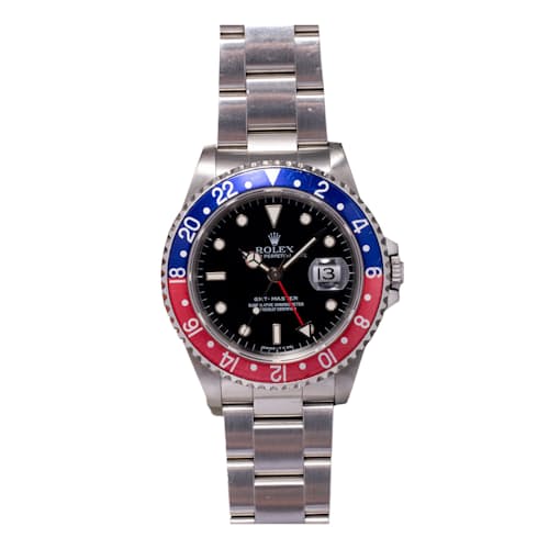laydown image of Rolex Ref. 16700 Master GMT "Pepsi"