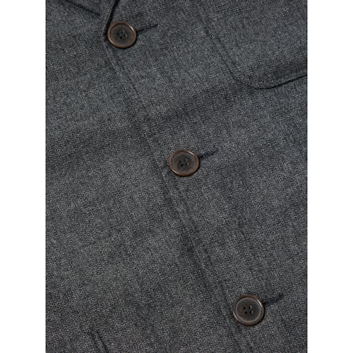 laydown detail image of Upcycled Tweed Three Button Jacket