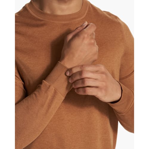 on model image of Ponto Performance Crewneck Sweatshirt