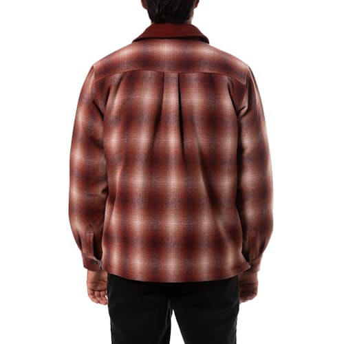 laydown image of Charlie Wool Blend Flannel Jacket