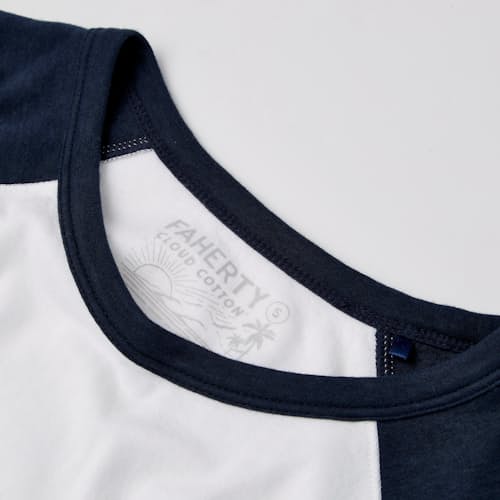 laydown image of Women's Cloud Longsleeve Baseball Tee