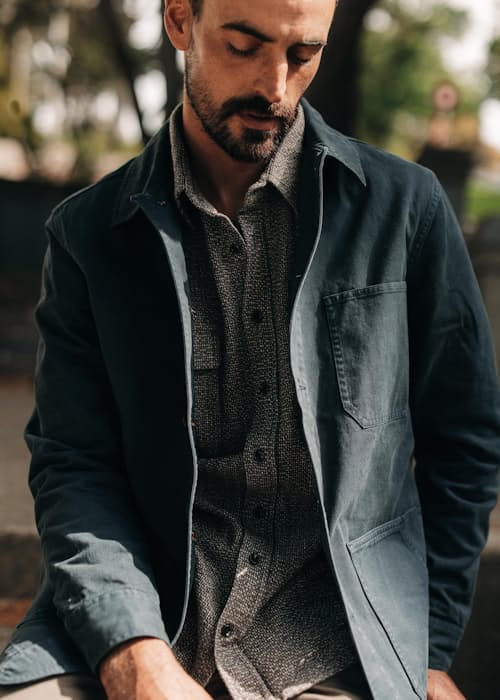 lifestyle image of The Ojai Chore Coat