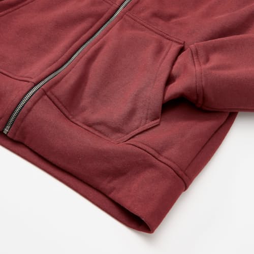 laydown image of 10-Year Full Zip Hoodie