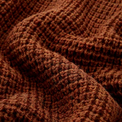 lifestyle image of British Wool Waffle Sweater