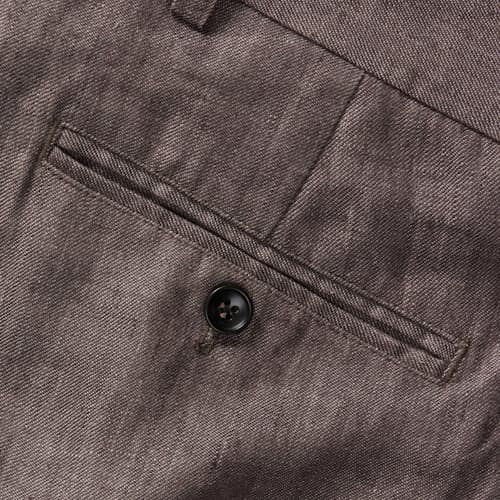 lifestyle image of The Sheffield Linen Trouser