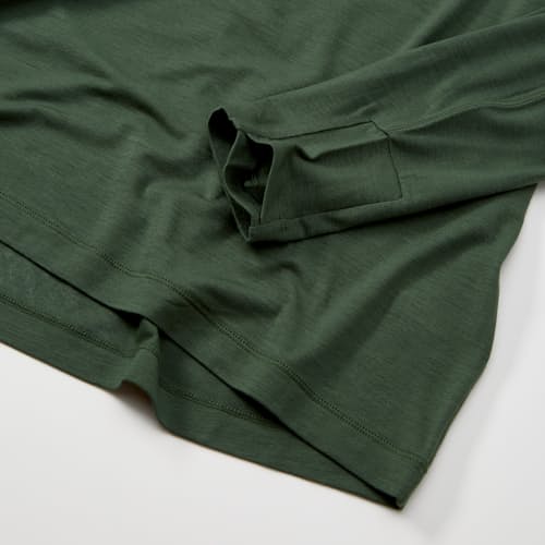 laydown detail image of 72-Hour Merino UPF Hoodie