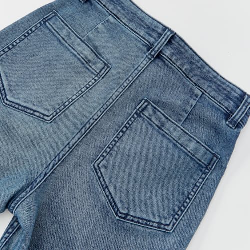 laydown detail image of Women's Stretch Terry Slim Wide Leg Pant