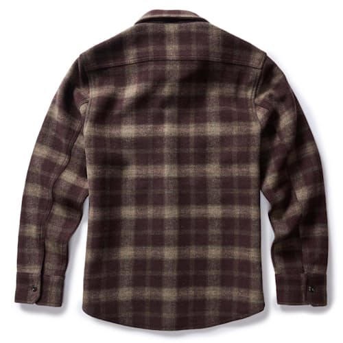 laydown image of The Maritime Wool Shirt Jacket