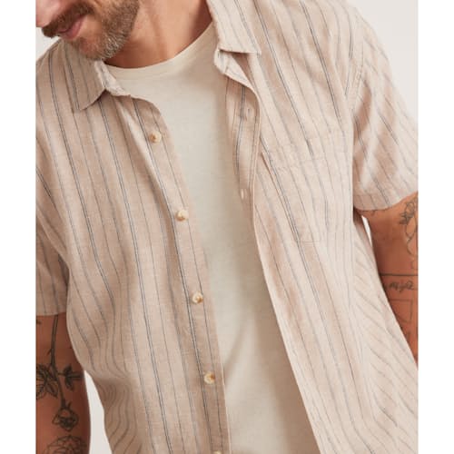 laydown image of Hemp Tencel Short Sleeve Shirt