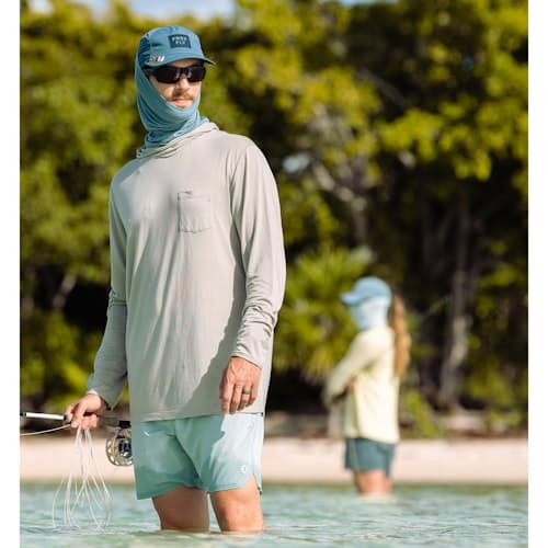 lifestyle image of Bamboo Lightweight Performance Hoodie