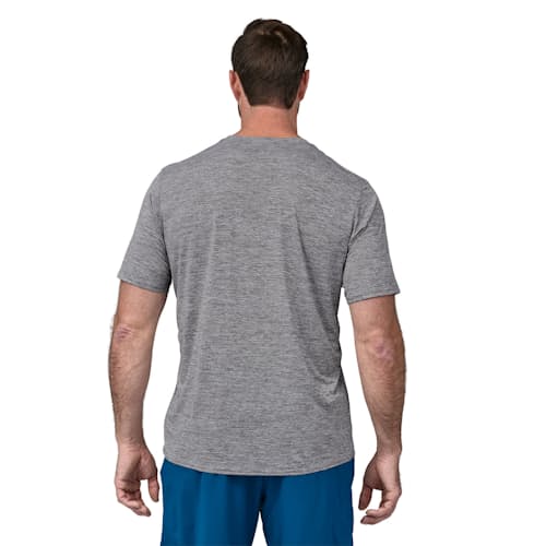 on model image of Capilene Cool Daily Shirt