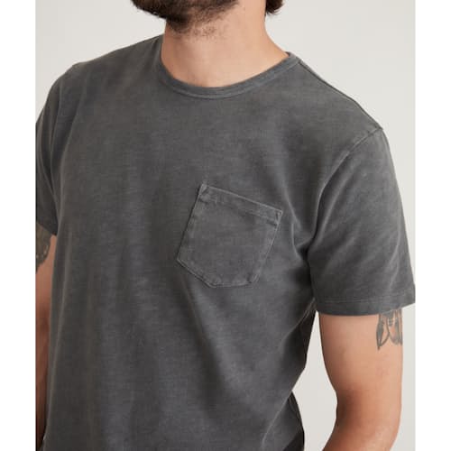 on model image of Relaxed Heavy Slub Pocket Tee