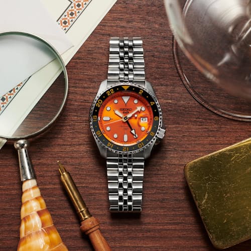 lifestyle image of Seiko 5 GMT - SSK005