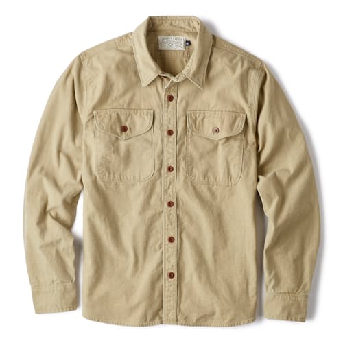 laydown image of Japanese Twill Utility Shirt