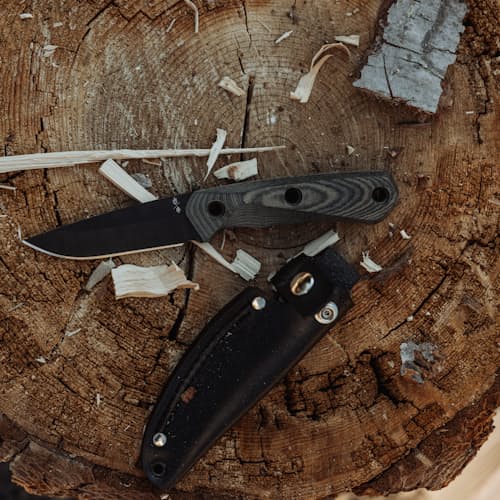 lifestyle image of Huckberry X Gerber Terracraft Knife