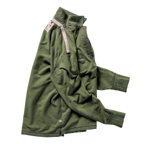 laydown image of Loopback Long Sleeve Polo