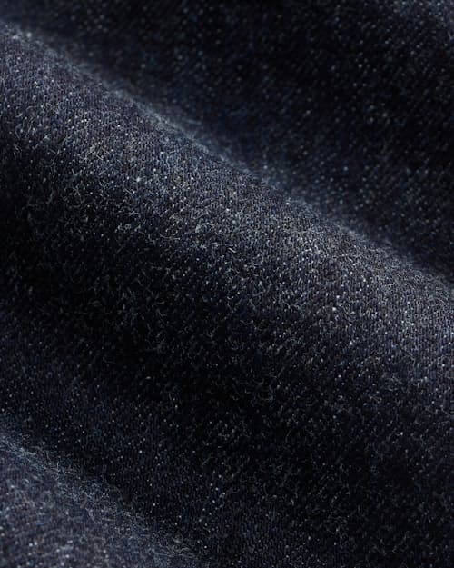 laydown detail image of Slim Fit Selvedge Bootcut Denim Jeans