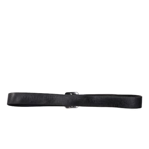 laydown image of Burling Hand-Burnished Leather Belt