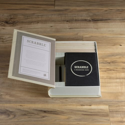 lifestyle image of Scrabble Vintage Bookshelf Edition