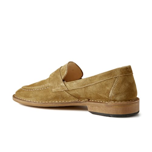 laydown image of Fastflex Suede Loafer