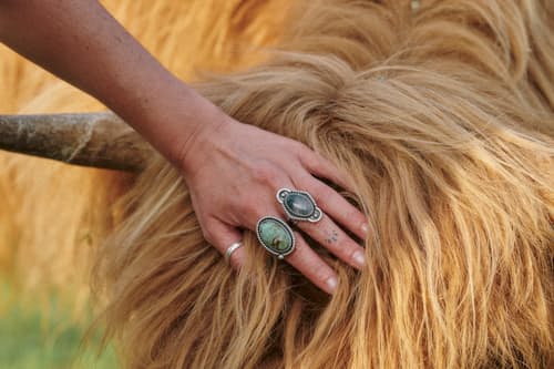 lifestyle image of Women's Desert Rose Ring