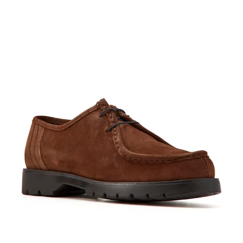 laydown image of Padror VV Suede Derby
