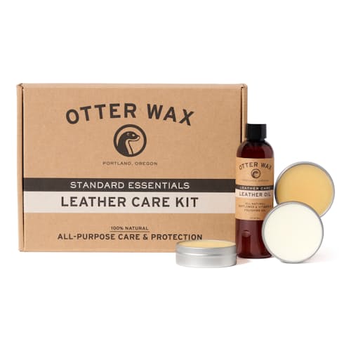 laydown image of Leather Care Kit