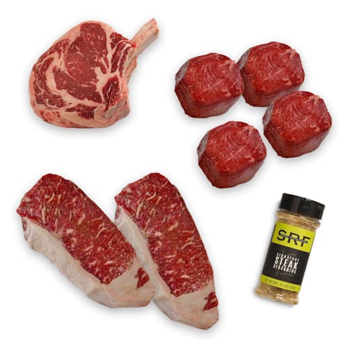 laydown image of Double R Ranch Steak Bundle - Exclusive